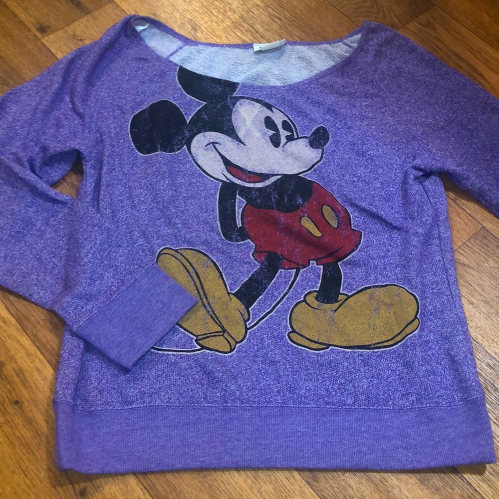 Mickey Mouse Purple Pullover